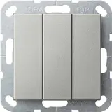 GIRA 2830600 Wippschalter System 55 Ausschalter, 3-polig, GB | edelstahl