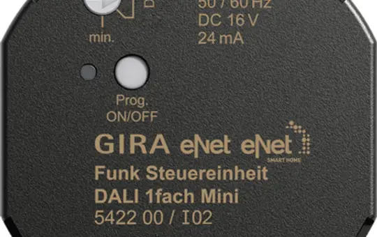 GIRA 542200 eNet Funk Steuereinheit mini 1-fach, DALI