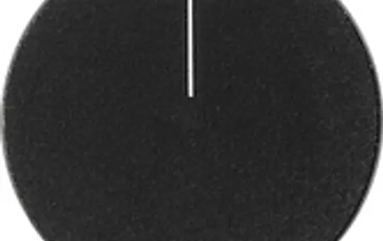 GIRA 830528 Stellrad System 55 für Stetigregler | schwarz matt