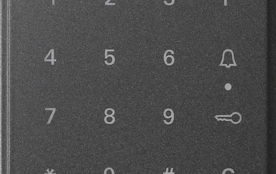 GIRA 851367 Aufsatz Keyless-In Codetastatur TX_44 Standard | anthrazit