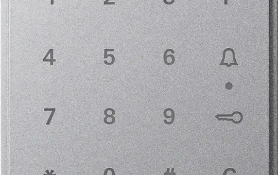 GIRA 851365 Aufsatz Keyless-In Codetastatur TX_44 Standard | farbe alu