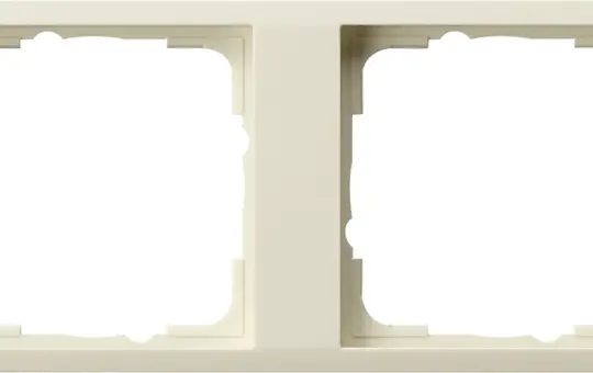 GIRA 1464721 Zwischenrahmen für Abedeckrahmen Event 4-fach | cremeweiß glänzend