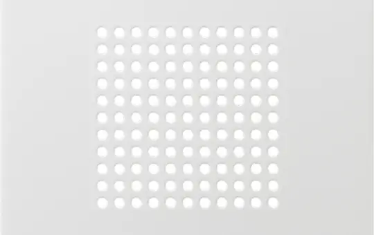 GIRA 2483112 Lautsprecherabdeckung Flächenschalter Standard | reinweiß glänzend