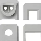 GIRA 000730 Set Adaptern WG AP zur Leitungseinführung | grau