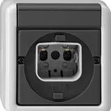 GIRA 016130 Lichtsignal AP mit Bajonettverschluss | grau