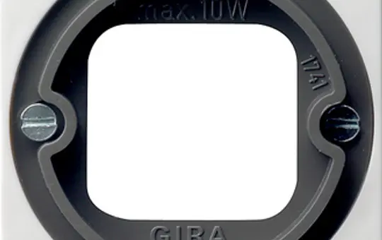 GIRA 065903 Abdeckung mit Bajonettverschluss System 55 für Lichtsignal | reinweiß glänzend