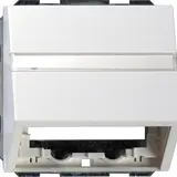 GIRA 0870112 Datenhaube System Fläche mit Tragring | reinweiß glänzend