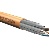 ELMAT 11384020-002 Datenleitung Cat.7 S/FTP 1000 Mhz simplex Ring 100 m | orange | Ø 7,5 mm