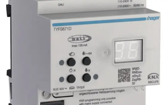 HAGER TYFS671D KNX/DALI-2 Gateway 1-fach