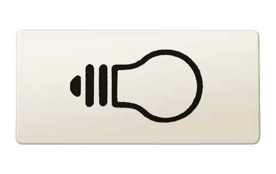 MERTEN 395600 Symbol, rechteckig Licht | weiß