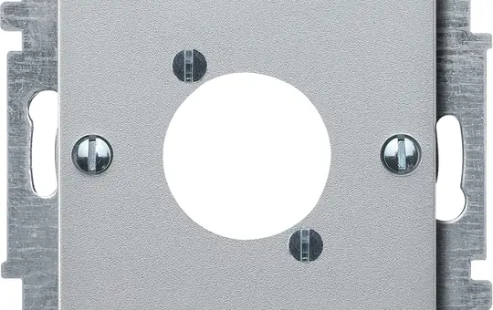 MERTEN 468960 Zentralplatte für XLR-Steckverbinder System M aluminium