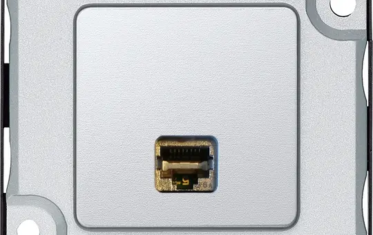 MERTEN MEG4576-7021 Panzer Actassi Anschlussmodul 1-fach, RJ45, Zentralplatte | aluminium