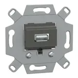 MERTEN MEG4581-0000 USB-Anschlussdosen 1-fach | mausgrau