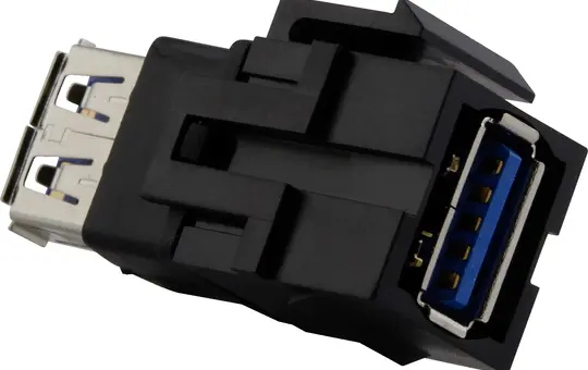 MERTEN MEG4582-0001 USB-Keystone-Modul USB 3.0 | schwarz