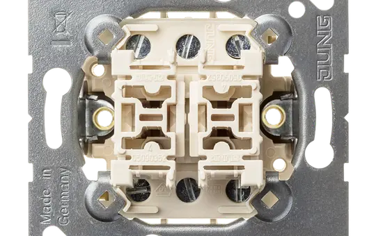 JUNG 539EU Wipptaster 2 Wechsler, ohne Befestigungskralle