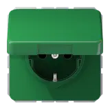 JUNG CD590KLGN Klappdeckel Serie CD Standard | grün