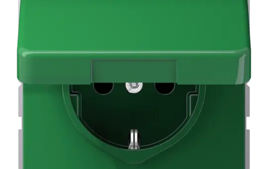 JUNG CD590KLGN Klappdeckel Serie CD Standard | grün