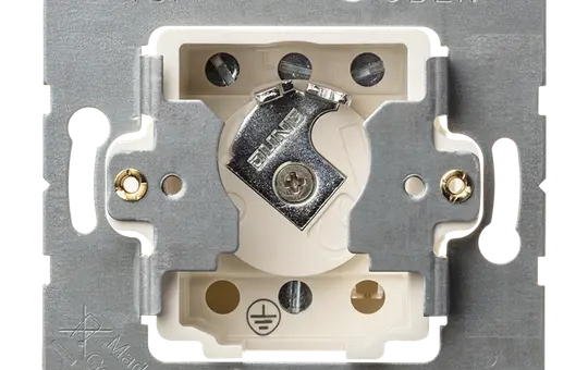 JUNG CD106.18WU Schlüsselschalter 16 A, Universal Aus-Wechsel, Demontageschutz