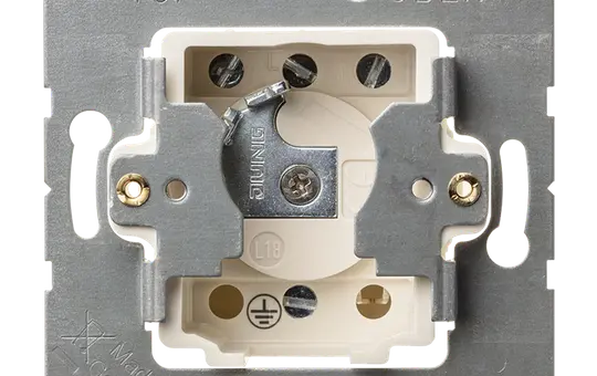 JUNG CD134.18WU Schlüsselschalter 16 A, Jalousie-Wendetaster, Demontageschutz