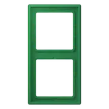 JUNG LS982G Abdeckrahmen LS 990 2-fach | grün