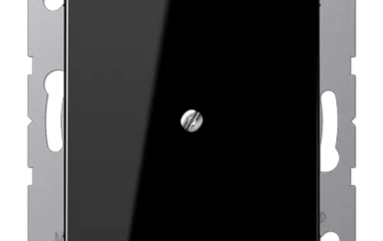 JUNG A590BFASW Leitungsauslass mit Zugentlastung Serie A Thermoplast | schwarz