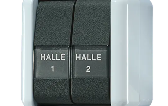 JUNG 809NAW Wippschalter WG 800 Wechsel-/Wechselschalter, Schriftfeld