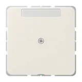 JUNG 590NAA Leitungsauslass mit Zugentlastung Serie CD Schriftfeld | weiß