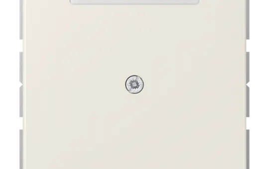 JUNG 590NAA Leitungsauslass mit Zugentlastung Serie CD Schriftfeld | weiß