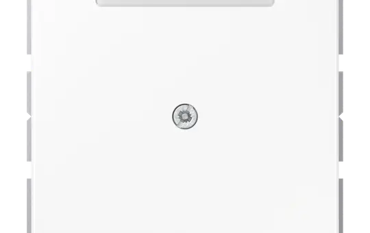 JUNG CD590NAAWW Leitungsauslass mit Zugentlastung Serie CD Schriftfeld | alpinweiß