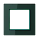 JUNG AC581GLSG Abdeckrahmen A creation 1-fach | glas smaragdgrün