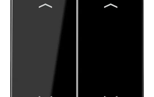 JUNG LS995MPSW beschr. Wippe Serie LS 2-fach, Pfeile | schwarz