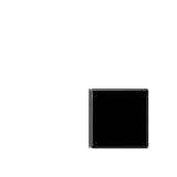 JUNG A404TSANSW14 Tastensatz F40 Serie A/AS 4-fach, unten rechts, oben links | schwarz