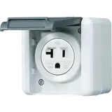 JUNG 821-20USW internationale Steckdose WG 800 1-fach, US-NEMA, 20 A