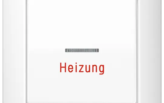 JUNG AS590HWW Kontrollwippe kompl. Serie AS 1-fach, Heizung | alpinweiß