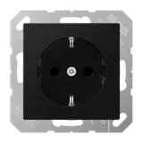 JUNG A1520BFKISWM SCHUKO-Steckdose A/AS Berührungsschutz, Thermoplast | graphitschwarz matt