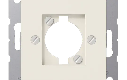 JUNG A568-1BF Abdeckung für XLR-Steckverbinder Serie A D-Serie, Lautsprecher | weiß