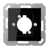 JUNG A568BFSW Abdeckung für XLR-Steckverbinder Serie A P-Serie | schwarz