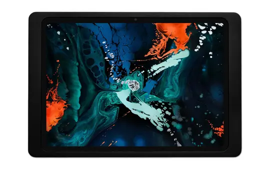 DISPLINE DSP-1-11-1100-02-C Wandhalterung Compan. Wall 2.0 iPad 10,9 Zoll | schwarz pulverbeschichtet