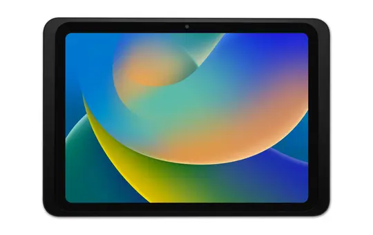 DISPLINE DSP-2-11-1100-12-C Wandhalterung Dame Wall 2.0 iPad Air 4 & Air 5 10,9/Pro 11 Zoll | schwarz eloxiert