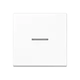 JUNG FMA1700BFWW eNet Funk-Steuertaster Serie A 1-fach, Thermoplast | alpinweiß