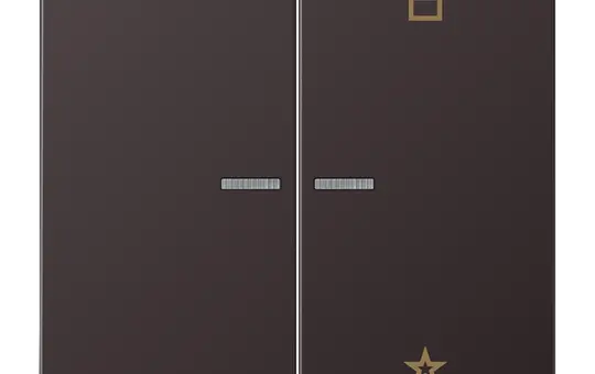 JUNG FMAL1701D eNet Funk-Steuertaster Serie LS 1-fach, universal | dark