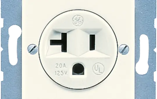 JUNG 121-20 Steckdose US-Norm NEMA 20 A | weiß