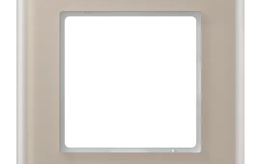 JUNG AV581GLMCH Abdeckrahmen A VIVA 1-fach | glas champagner