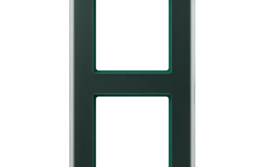 JUNG AV582GLMSG Abdeckrahmen A VIVA 2-fach | glas smaragdgrün