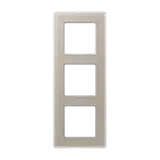 JUNG AV583GLMCH Abdeckrahmen A VIVA 3-fach | glas champagner