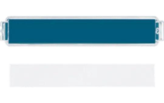 JUNG CD20NA Schriftfeldabdeckung Serie CD mit Einlage für Schriftfeld 6x37 mm | alpinweiß