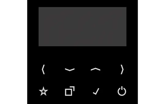 JUNG DABA-DISPSW Display für Unterputzradio Serie A/AS DAB+ | schwarz
