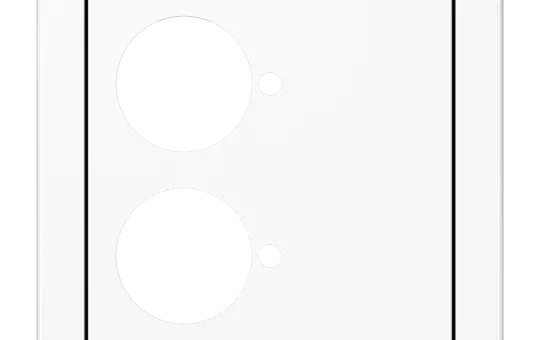 JUNG LS927.202WW Abdeckung für Zettler VarioLine Serie LS Ruftaster, Anwesenheitstaster | alpinweiß