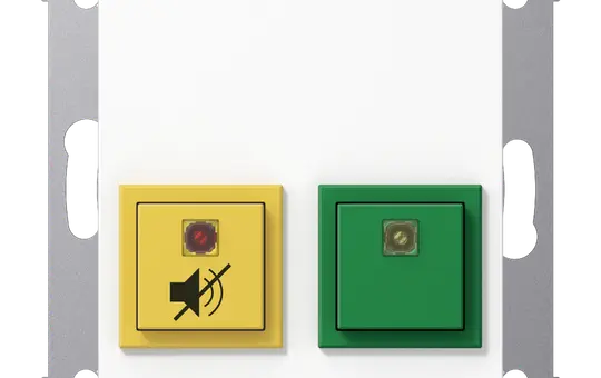 JUNG NRSAS/A0834DZEWW Dienstzimmereinheit Serie AS/A Standard | alpinweiß