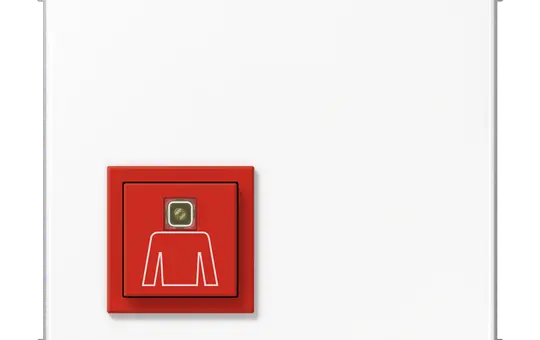 JUNG NRSCD0834RTWW Ruftaster Serie CD Standard | alpinweiß